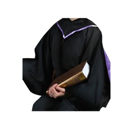 Design purple hooded graduation gown Customized BA (Honours) Chinese (with hood) graduation gown Hong Kong Neng Yan College of Education Graduation gown manufacturer Design graduation gown company DA574 Design purple hooded graduation gown Customized BA (Honours) Chinese (with hood) graduation gown Hong Kong Neng Yan College of Education Graduation gown manufacturer Design graduation gown company DA574